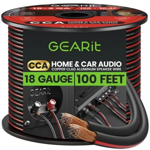 Cable de altavoz de 18 AWG, cable de altavoz calibre 18 AWG GearIT Pro Series (100 Fe... - Imagen 1 de 8