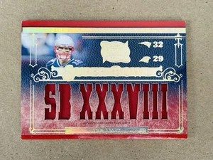 Tom Brady 2007 National Treasures Super Bowl 38 Game Used Jersey /10 SBXXXVIII - Bild 1 von 3