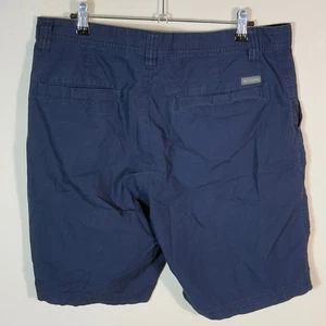 Columbia Mens Navy Blue Outdoor Casual Shorts Size 34W Actual 36W - Picture 1 of 5
