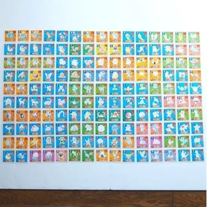 Pokemon AMADA Sticker Seal Common Complete Set Of 150 1996 EX Japanese - Picture 1 of 13