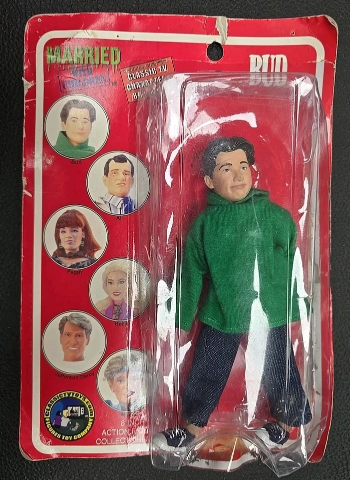 Bonecos Bud Bundy clássicos personagens de TV casados com crianças brinquedos 2005 - Imagem 1 de 4