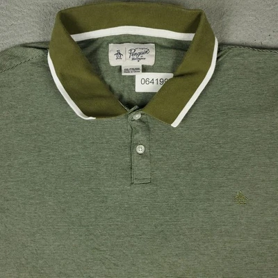 Penguin Polo Shirt Mens Size 2XL Green Casual Short Sleeve Adult - Image 1 of 4