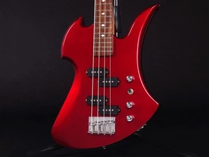 B.C.Rich Mockingbird Bass 360JE Metallic Red Electric Bass Guitar Used Product - Picture 1 of 12