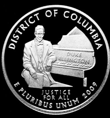 2009-S  Gem DCAM 'District of Columbia" Silver Proof Coin FAST SHIPPING - Image 1 of 4