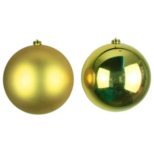 Set palline oro 20 cm lucido/opaco (20 pezzi) - Foto 1 di 1