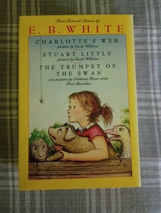 E.B. White Charlotte’s Web Stuart Little Trumpet Swan Hardcover 3 Book Box Set - Imagen 1 de 6