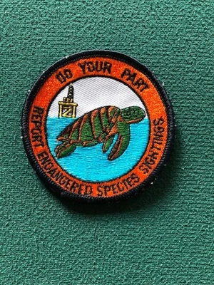 Do Your Part - Report Endangered Species Sightings - Cloth Patch - Image 1 of 2