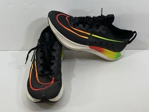 Scarpe da corsa Nike Zoom Fly 4 nere multi verde fluo da uomo 10 scarpe DQ4993-010 - Foto 1 di 14