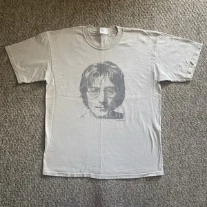 John Lennon Estate T-Shirt Herren Large Beige Kurzarm Cronies 1997 Vintage - Bild 1 von 10