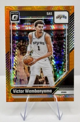 Donruss Optic #45 Victor Wembanyama Hyper Orange #/299 2024-25 Foto 1 de 3