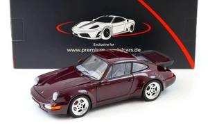 1:18 Norev Porsche 911 964 Turbo 3.6 Coupé 1993 Améthyst Métallique - Limité 999 - Imagen 1 de 8