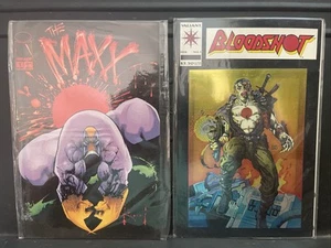 4 Pack Of #1’s Comics The Maxx #1 Bloodshot #1 Darker Image #1 Predator Vs #1 - Picture 1 of 2