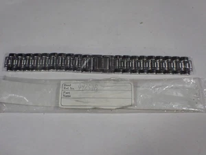 New Seiko 4823-8 E Men's Buckle Watch Band + 6 7/8" Long 10.8 Ends Stainless B - Picture 1 of 7