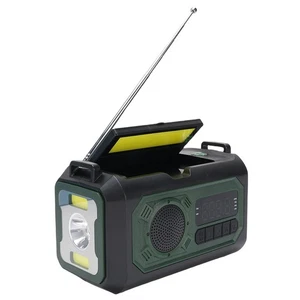 Radio di emergenza 12000 mAh AM FM WB radio di emergenza a manovella - Foto 1 di 24
