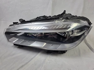 BMW X5 F15,F85,F16,F86 LCI Adaptive LED Headlight LEFT USED GENUINE OEM 7214851 - Picture 1 of 15