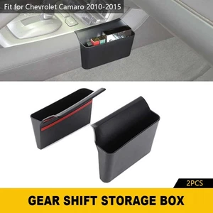 Caja de almacenamiento lateral cambio de marchas organizador de transmisión de velocidad para Chevy Camaro2010-15 - Imagen 1 de 10