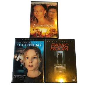 Jodie Foster DVD Lot FlightPlan, Anna and the King, Panic Room - Picture 1 of 18