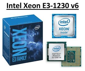 Intel Xeon E3-1230 v6 SR328 3.5 - 3.9 GHz, 8 MB, 4 Core, Socket LGA1151, 72W CPU
