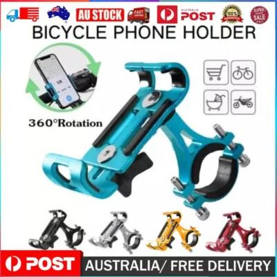 360° Aluminum Motorcycle Bike Bicycle GPS Cell Phone Holder Handlebar Mount Kit - image 1 of 4