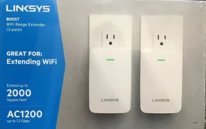 Linksys RE6350 AC1200 Range Extender Wi-Fi Dual Band Confezione da 2 - Foto 1 di 5