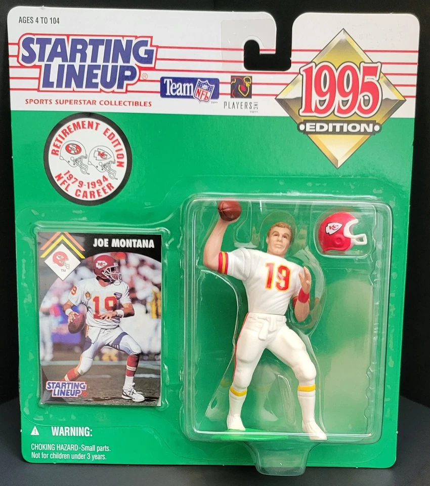 STARTING LINEUP 1995 FOOTBALL JOE MONTANA **** FREE SHIPPING **** - Image 1 of 1