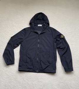 Stone Island Black Regular Size Coats 