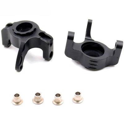 Metal Front Steering Cup Knuckle Blocks for Axial Wraith RR10 90020/53/18 RC Car - Image 1 of 4
