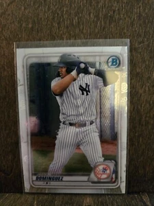 2020 Bowman Chrome Draft JASSON DOMINGUEZ Rookie Card  New York Yankees BD-151 C - Picture 1 of 2