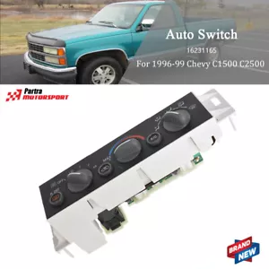 For 1998-00 Chevy Tahoe GMC Yukon 1996-99 C1500 C2500 A/C Heater Control Panel - Foto 1 di 8