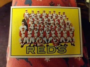 Tarjeta del equipo Cincinnati Reds Ex #407 Pete Rose Tony Pérez 1967 Topps - Imagen 1 de 2