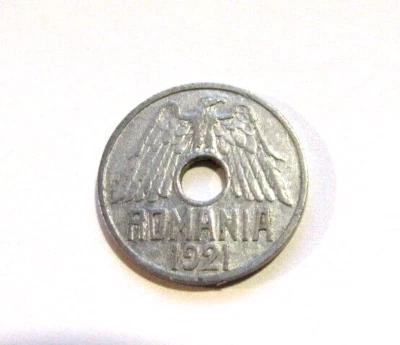 Romania 1921 25 Bani Coin - Image 1 of 4