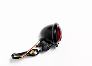 LED Retro Halo Taillight for your Custom Cafe Racer / Tracker / Bobber - Picture 1 of 3