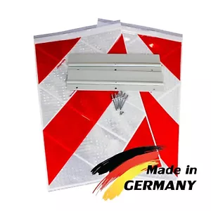 Warnflagge Warnflaggen Warnfahne Satz mit Halter für Ladebordwand Hebebühne LKW - Bild 1 von 1