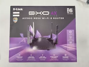 D-Link DIR-X1860 EXO Smart AX1800 Wi-Fi 6 Gigabit Router MU-MIMO OFDMA 802.11ax - Picture 1 of 4
