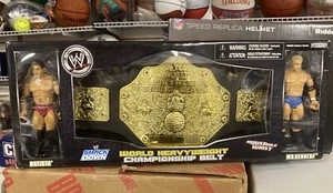 Cinturón Peso Pesado Mundial WWE Jakks Championship Matches - Paquete de 2 Batista y Kennedy - Imagen 1 de 12