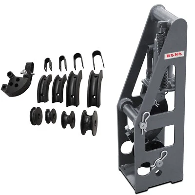 Dobladora de tubos hidráulica de jaula enrollable de 8 toneladas de alta resistencia KAKAIndustirla HB-8 Foto 1 de 4