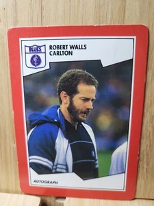 ROBERT WALLS🏆1989 Scanlens #34 CARLTON Stimorol  AFL Trading Card🏆 - Bild 1 von 2