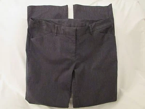 Ladies "xhilaration" Sz 13 (W33/L31) Dk Gray Hthr, Strtch, Stght Lg, Dress Pants - Picture 1 of 2