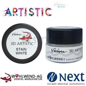 Dental lab Wohlwend Vision 3D Artistic stain paint ceramic zircon Emax White - Picture 1 of 9