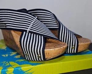 Montego Bay Club Damen Tally X-Band Keilabsatz Slide Nautica Sandale Schuhe Gr. 5 M - Bild 1 von 8