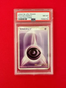 Japanese Pokemon - Psychic Energy 2005 Gym Challenge Prize Promo - PSA 8 - Picture 1 of 4