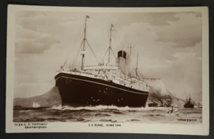 S.S. Runic Postcard Steamship RPPC Ocean Liner C.R. Hoffman Southampton Photo - Picture 1 of 2