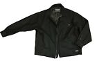 VTG 90s Mens Abercrombie Fitch Black Wool Blend Quilted Lined Bomber Jacket Sz L
