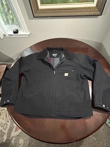 Carhartt Blanket Lined Detroit Jacket Black Men’s Size XL OJ3828-M - Bild 1 von 17