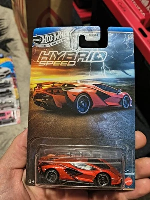 Hot Wheels 2024 Hybrid Speed Silver Series Naranja Lamborghini Sian FKP 37 Nuevo Foto 1 de 3