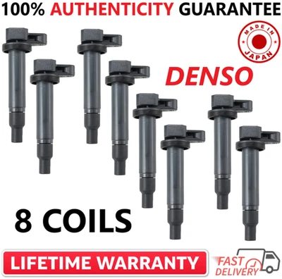 Bobinas de encendido x8 OEM DENSO para Toyota y Lexus 1998-2009 4,3 L 4,7 L, 90919-02230 Foto 1 de 4