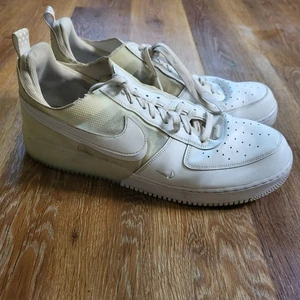 Nike Air Force 1 React Photon Dust White Plus Size Big Footwear Basketball UK 15 - Picture 1 of 12