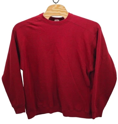 Sudadera Wilson Vintage Años 90 Cuello Redondo 3XL Roja EE. UU. Tela En Blanco Atlética Acogedora Foto 1 de 4