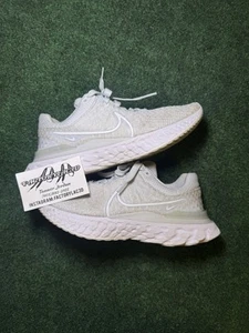 Nike React Infinity Run Flyknit 3 Gray Womens Size 8 DD3024-004 Running Shoes - Picture 1 of 11