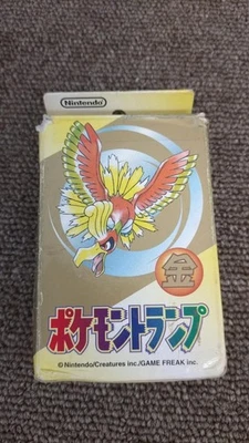 Pokemon Playing Cards Poker Ho-Oh Deck Gold Japanese 1999 Rare Nintendo Japan - Image 1 of 4